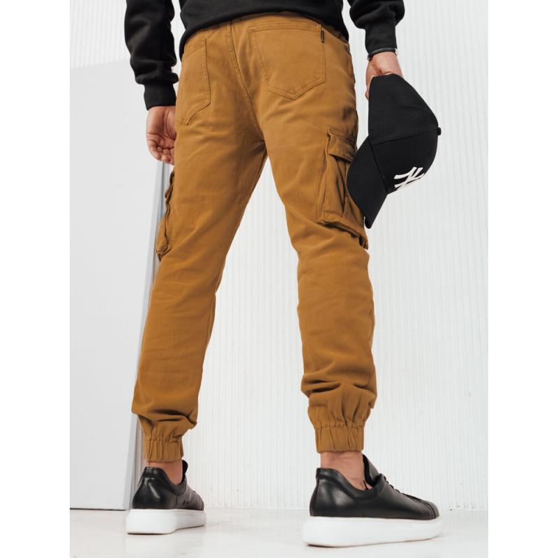 Pánske bojové nohavice hnedé