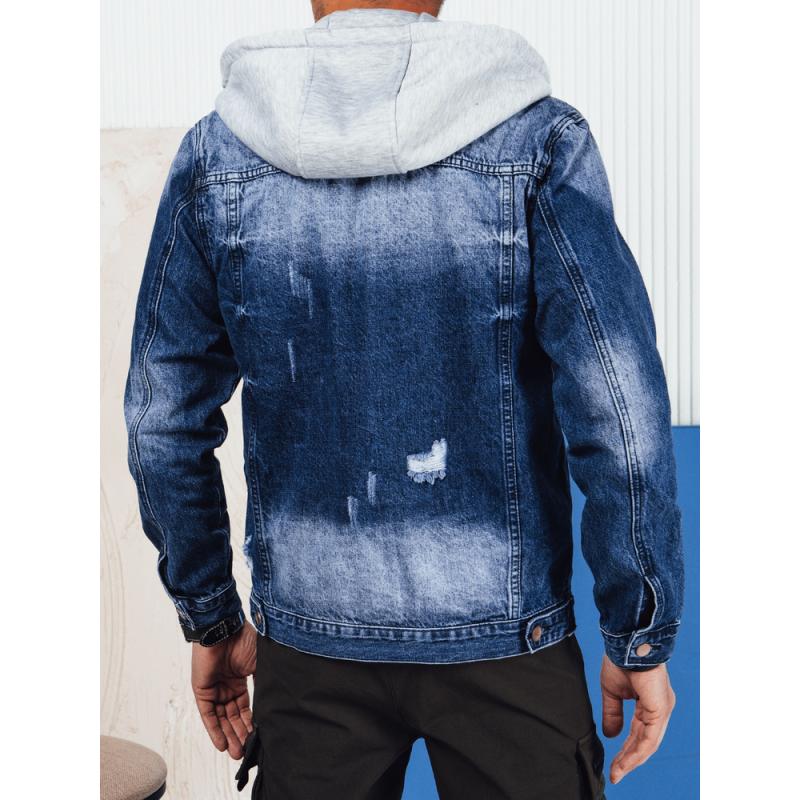 Férfi farmerdzseki sötétkék