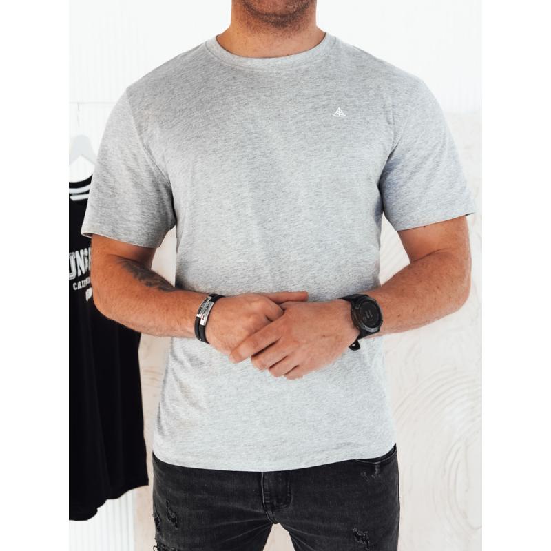 Pánske tričko s potlačou šedé