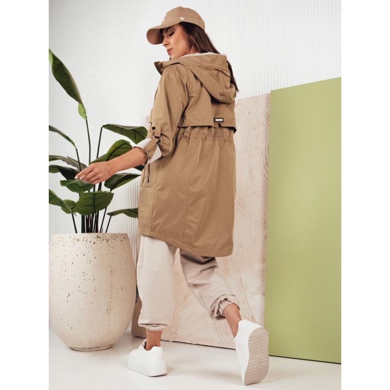 Dámská bunda parka MERAY tmavě béžová