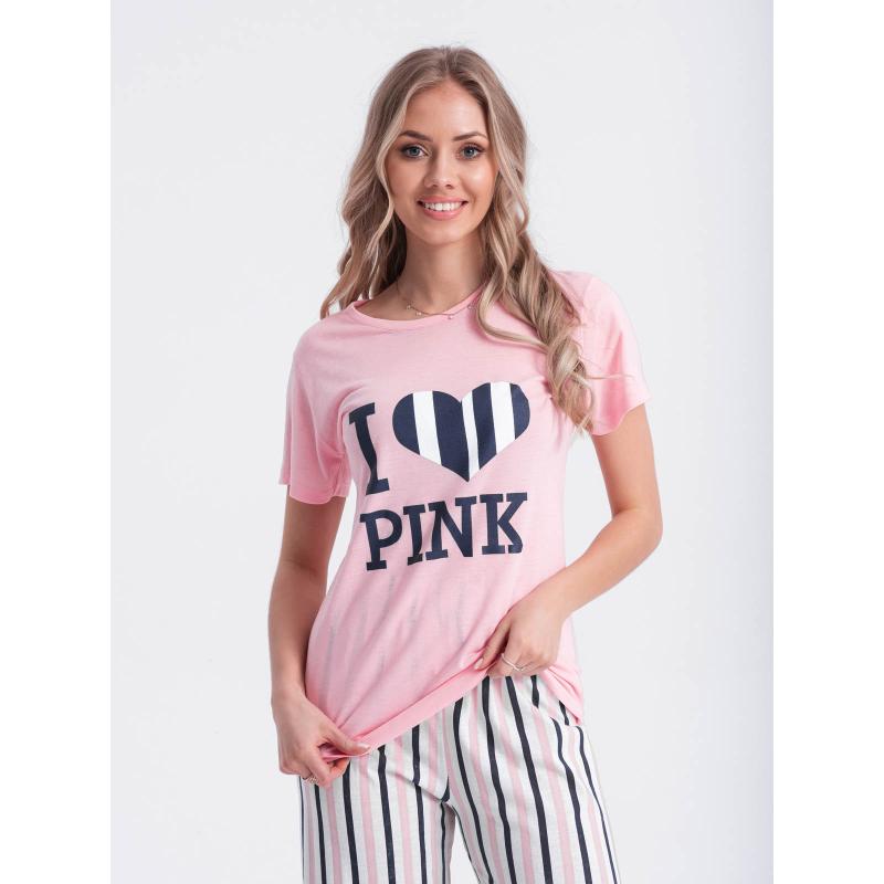 Dámské pyžamo ULR279 - světle růžové