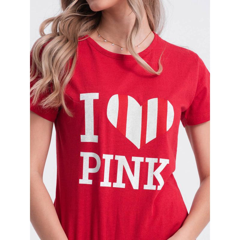 Dámske pyžamo ULR279 červené