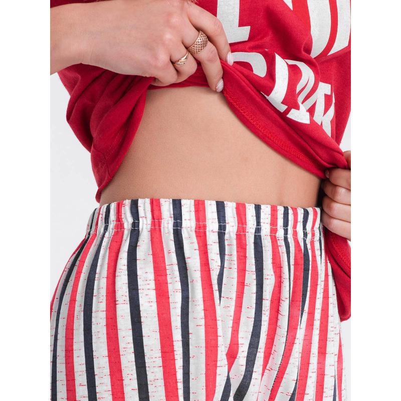 Dámske pyžamo ULR279 červené