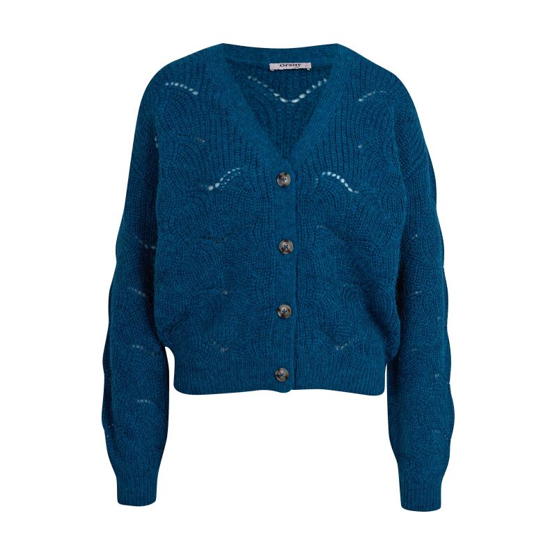 Modrý dámsky sveter