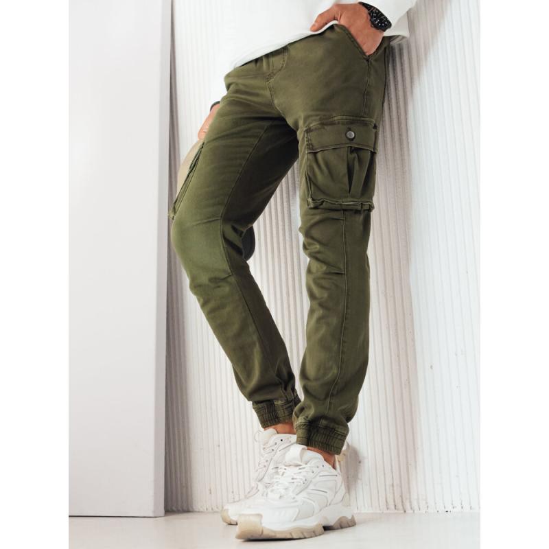 Pánské bojové kalhoty jogger POLLY zelené