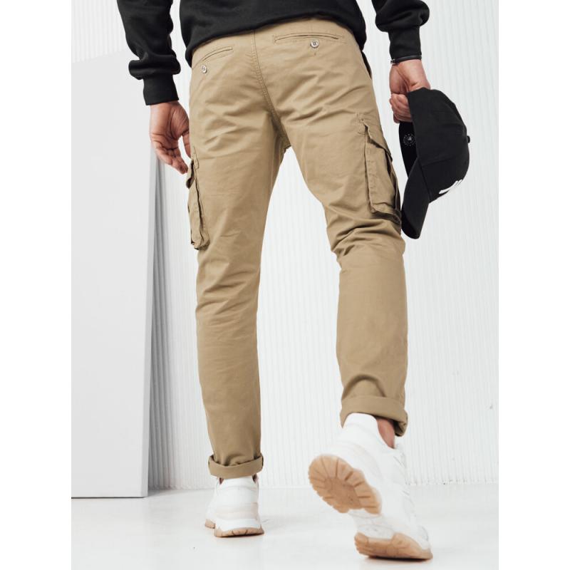 Pánske cargo nohavice béžové