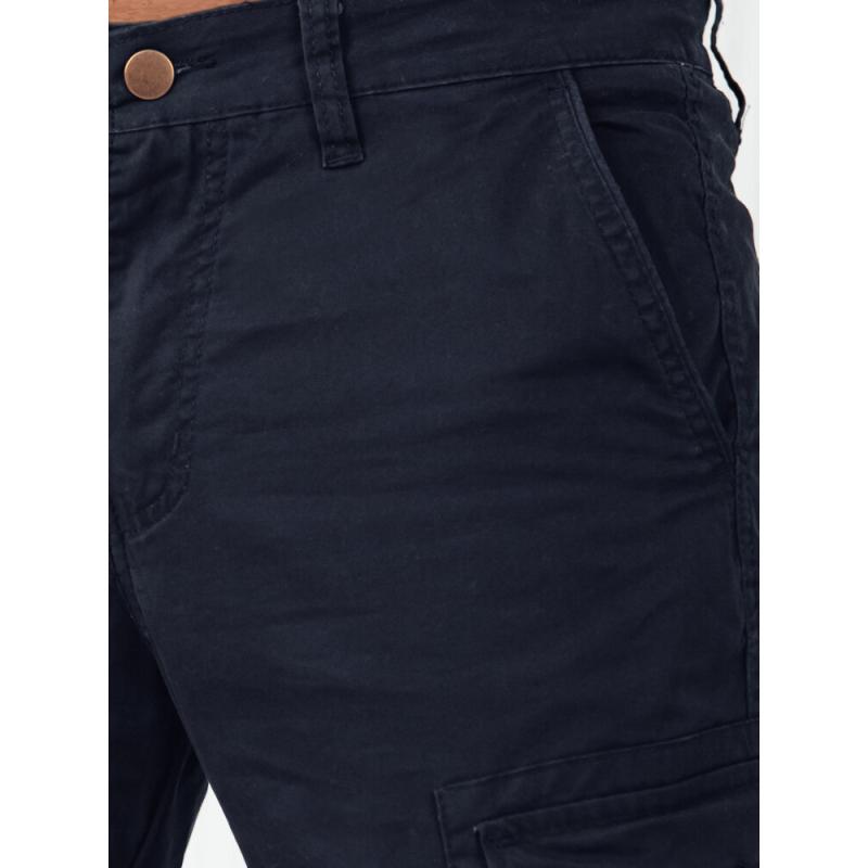 Pánske cargo nohavice tmavo modré