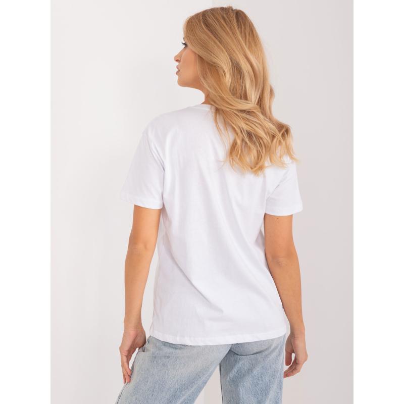 Női ing applikációval fehér