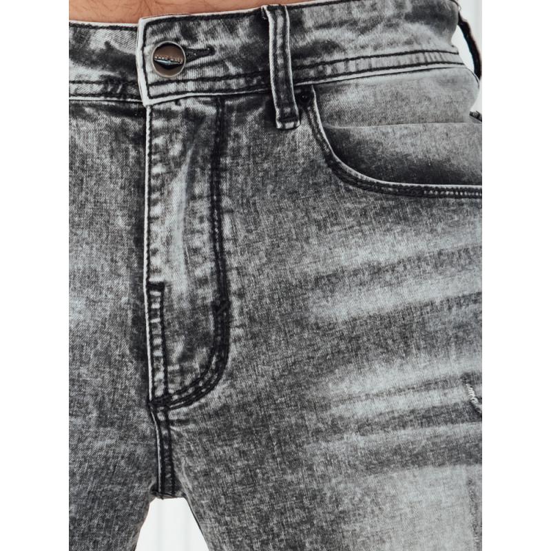 Pánské džínové kalhoty šedé