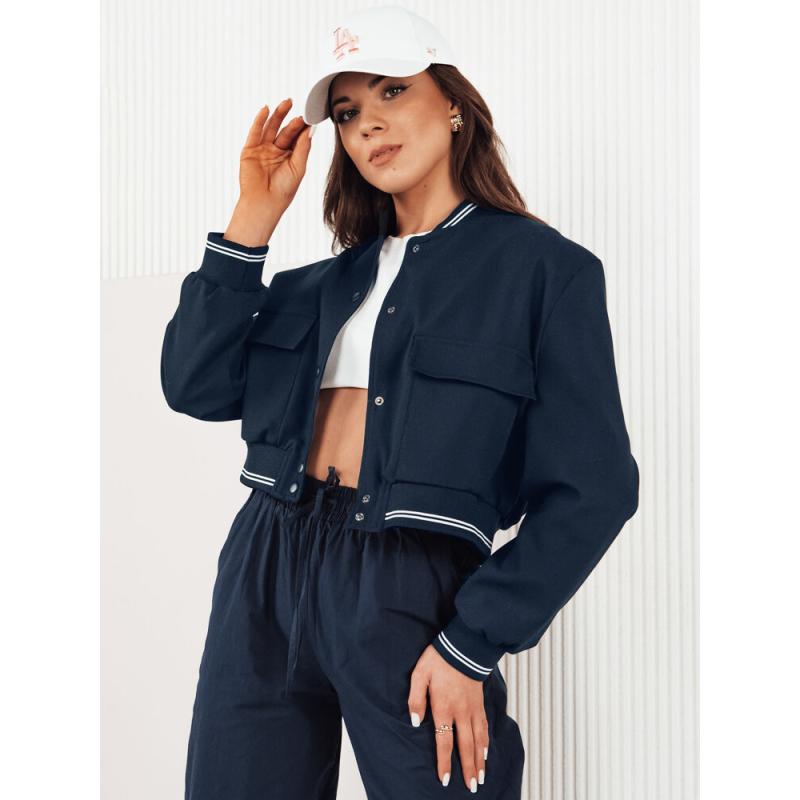 Dámská bunda bomber CHOMP tmavě modrá