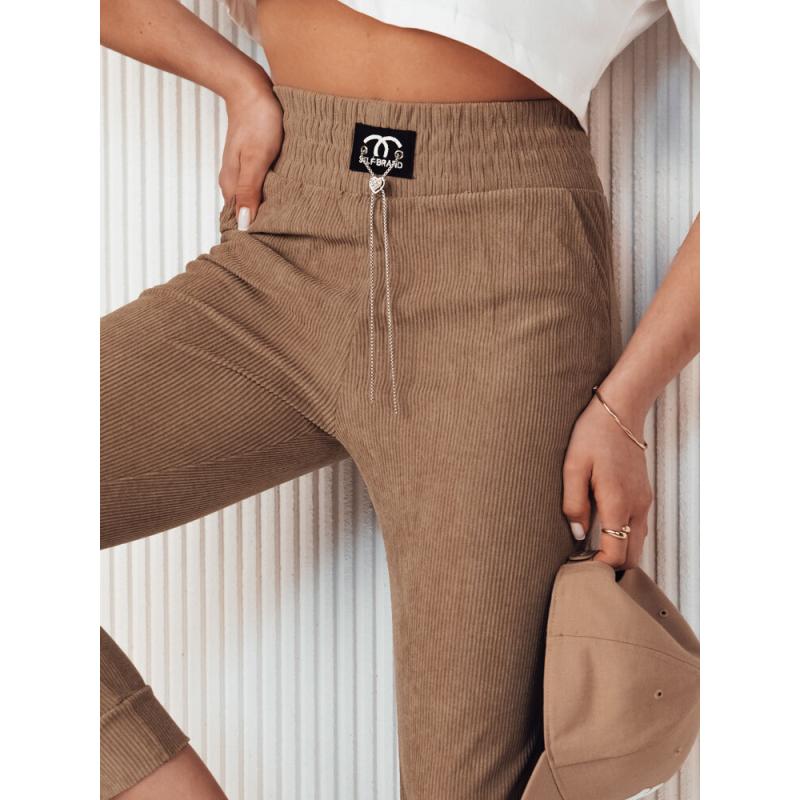 Dámské tepláky DERCY camel