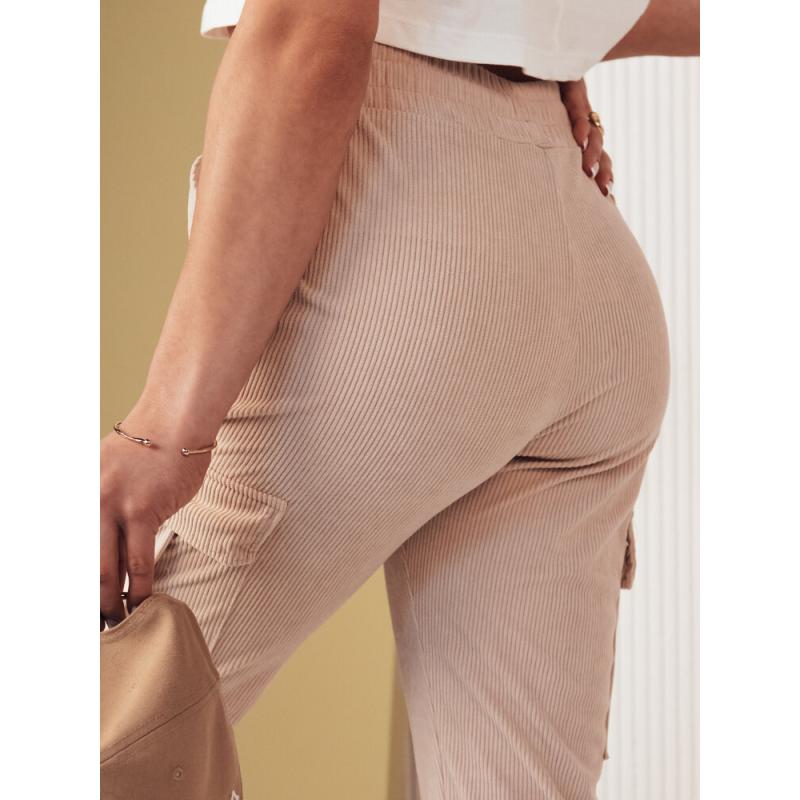 Dámské tepláky FLAYON béžové