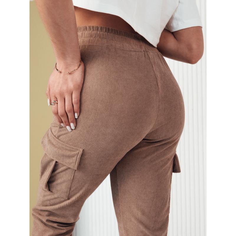 Dámské tepláky FLAYON camel