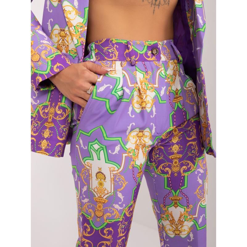 Női szett kabáttal lila