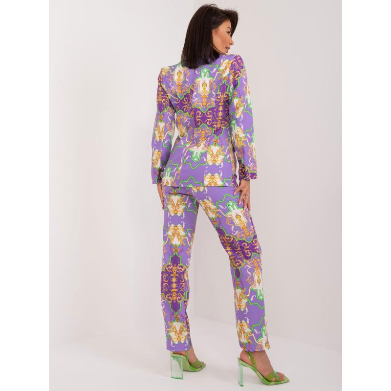 Női szett kabáttal lila