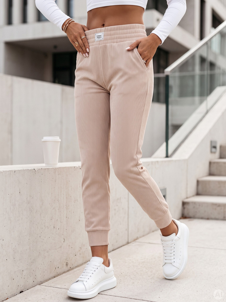 Dámske tepláky MORSI beige