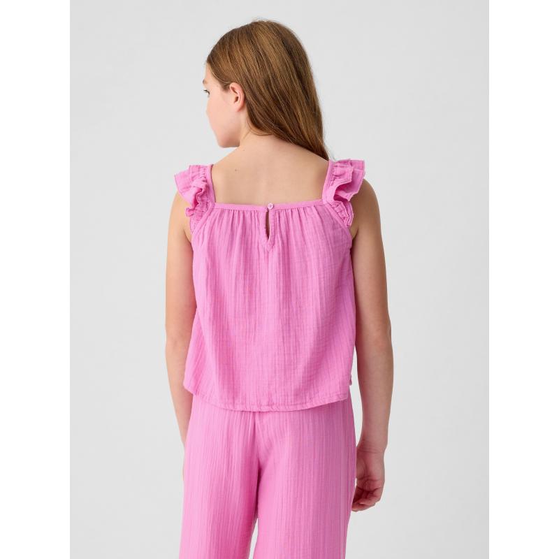 Dívčí mušelínový top