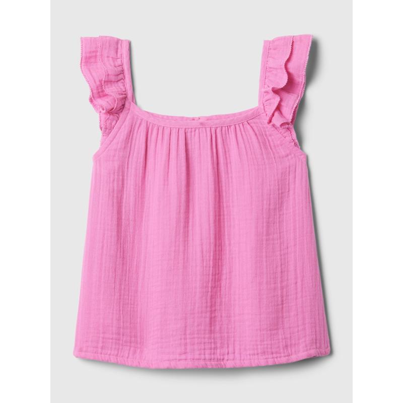 Dívčí mušelínový top