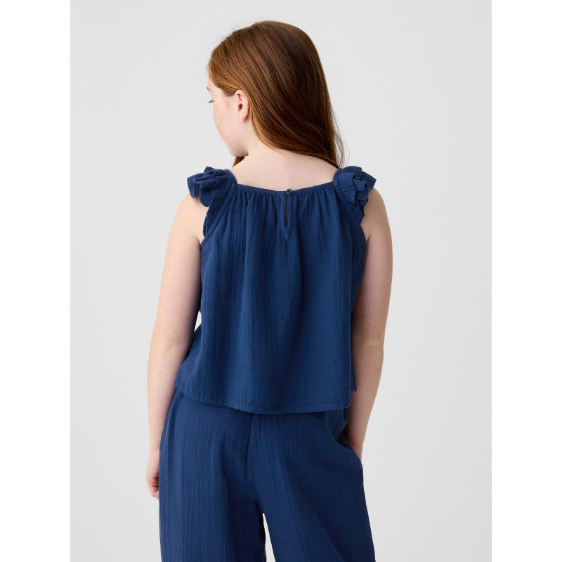 Dívčí mušelínový top