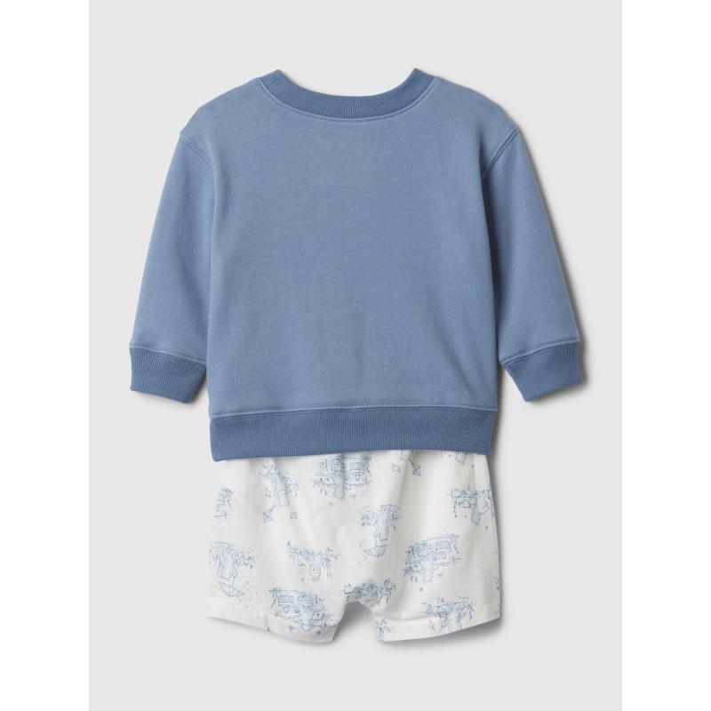 Súprava detskej mikiny a šortiek