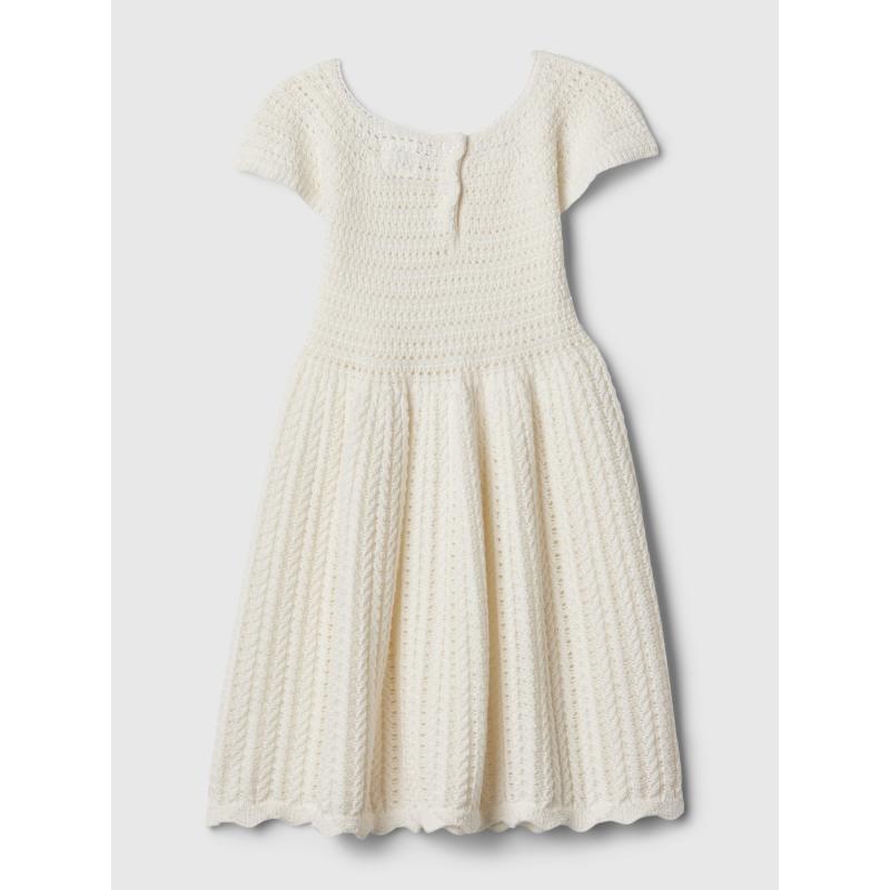 Detské háčkované šaty