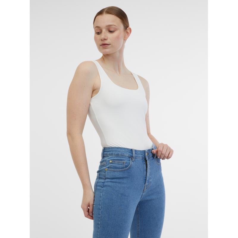 Svetlomodré dámske džínsy skinny fit