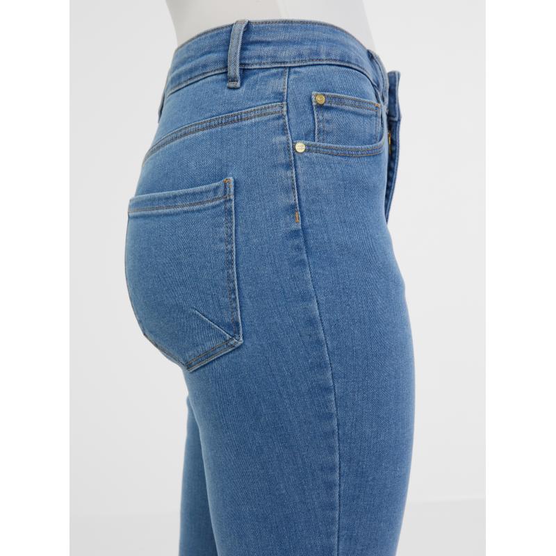Svetlomodré dámske džínsy skinny fit