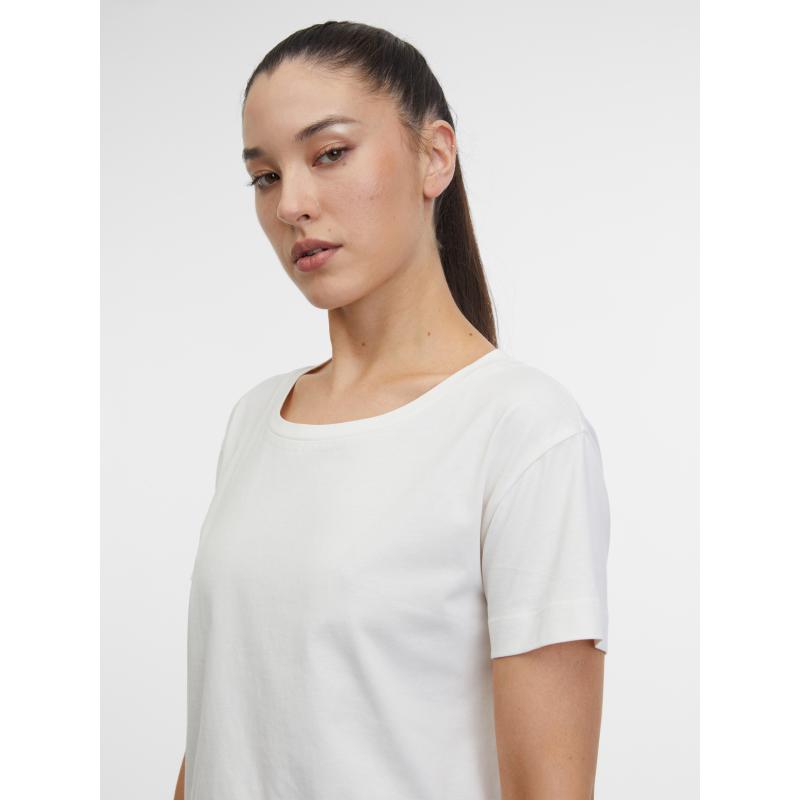 Krémové dámské tričko