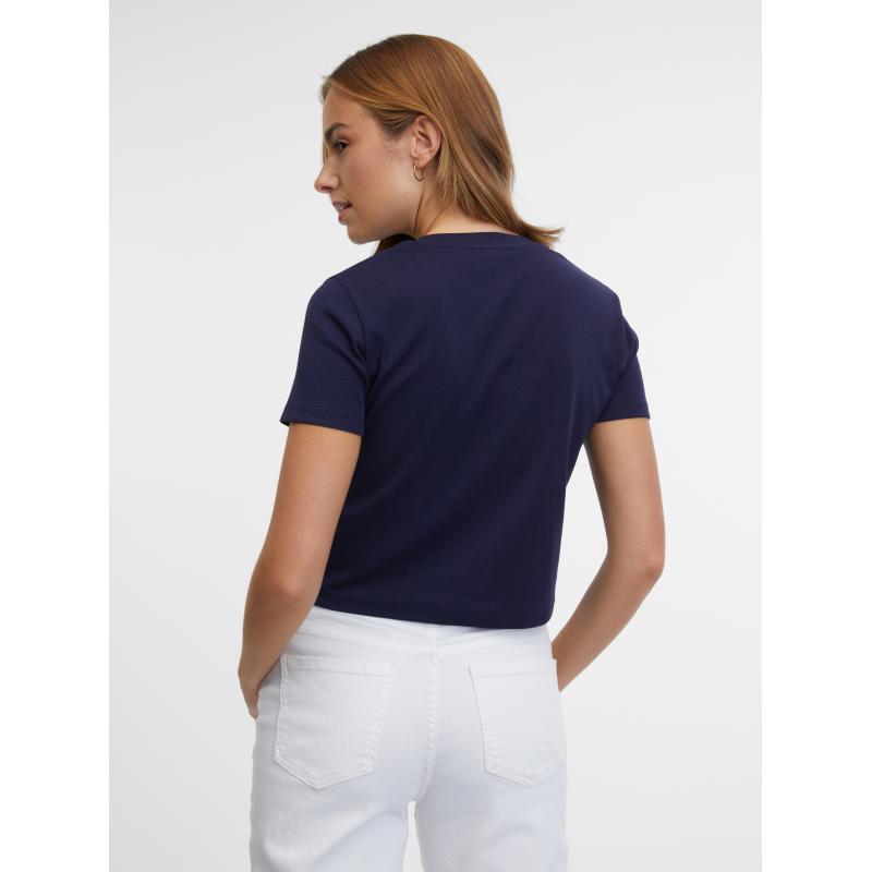 Tmavě modré dámské tričko