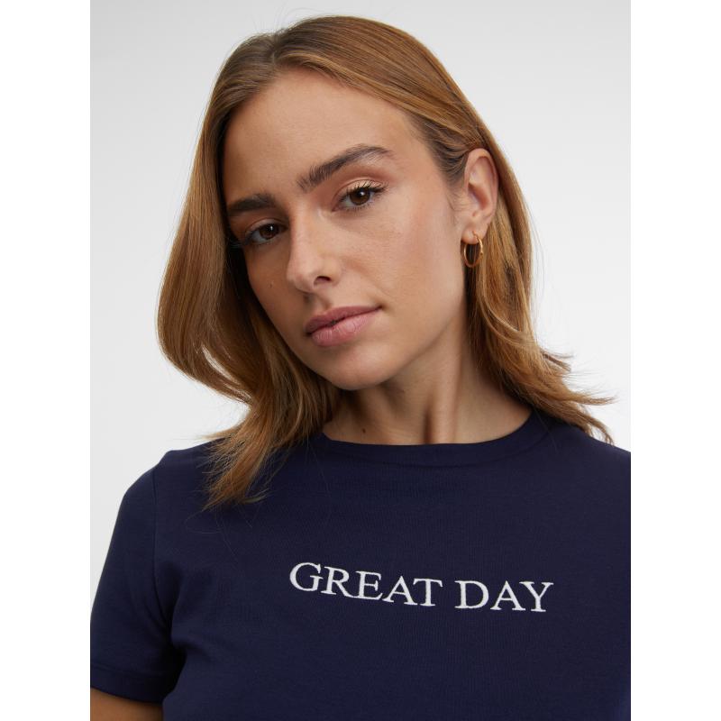 Tmavě modré dámské tričko