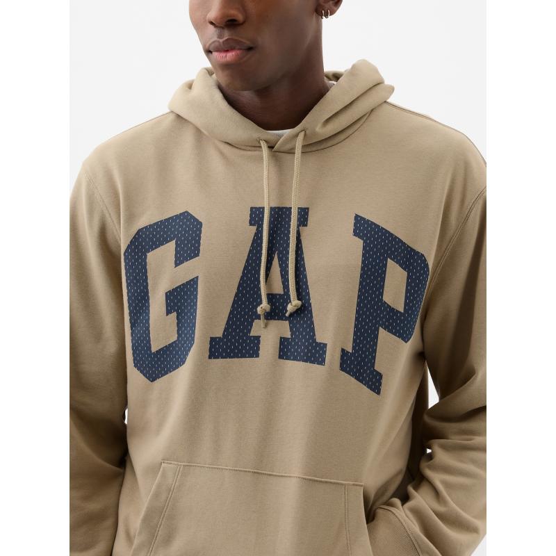 Kapucnis pulóver logóval és kapucnival