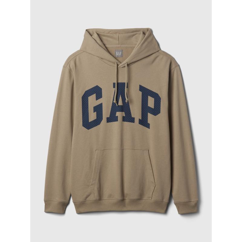 Kapucnis pulóver logóval és kapucnival