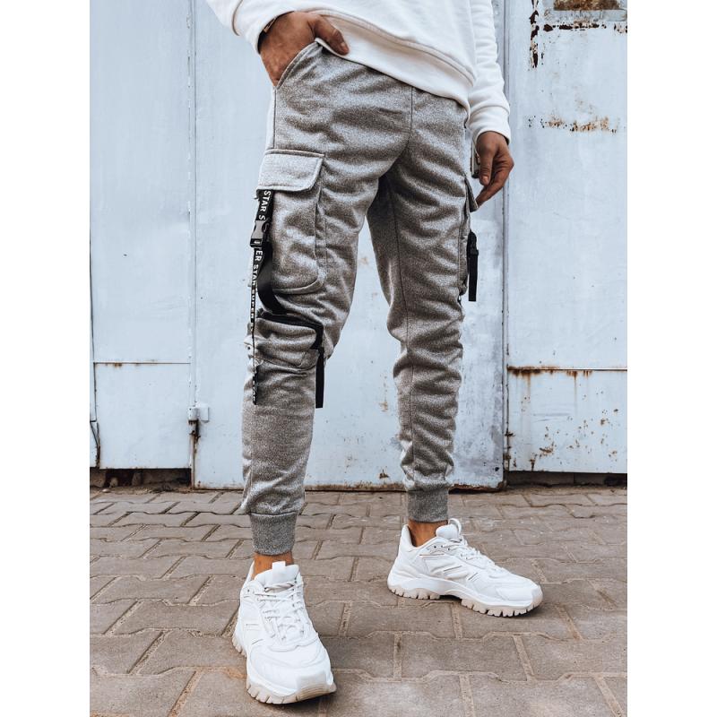 Pánske bojové nohavice FER sivé