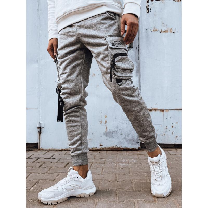 Pánske bojové nohavice FER sivé