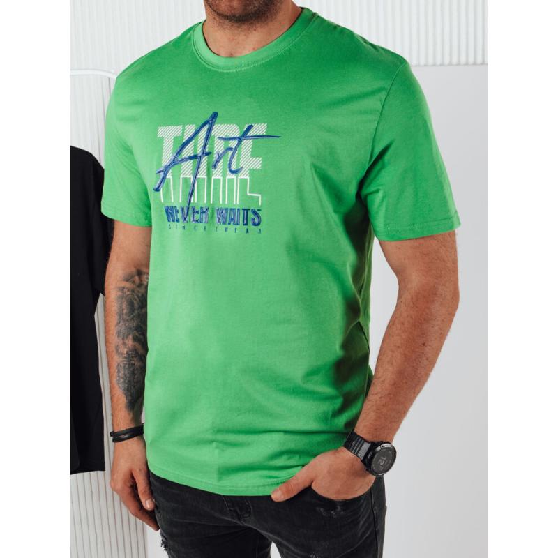 Pánske tričko s potlačou MORA zelené