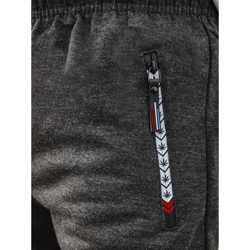 Pánske tepláky LIVASI tmavosivé