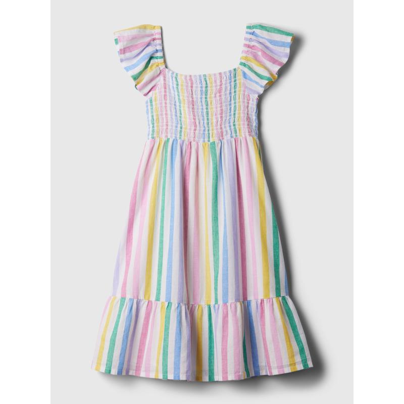 Baba csíkos midi ruha