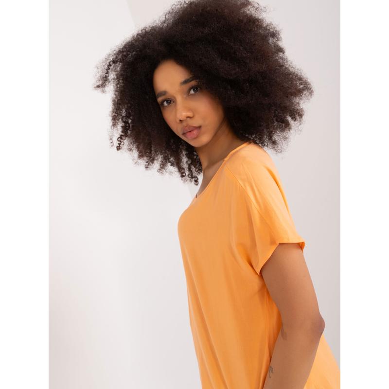 Dámská halenka viskózová SUBLEVEL světle oranžová 