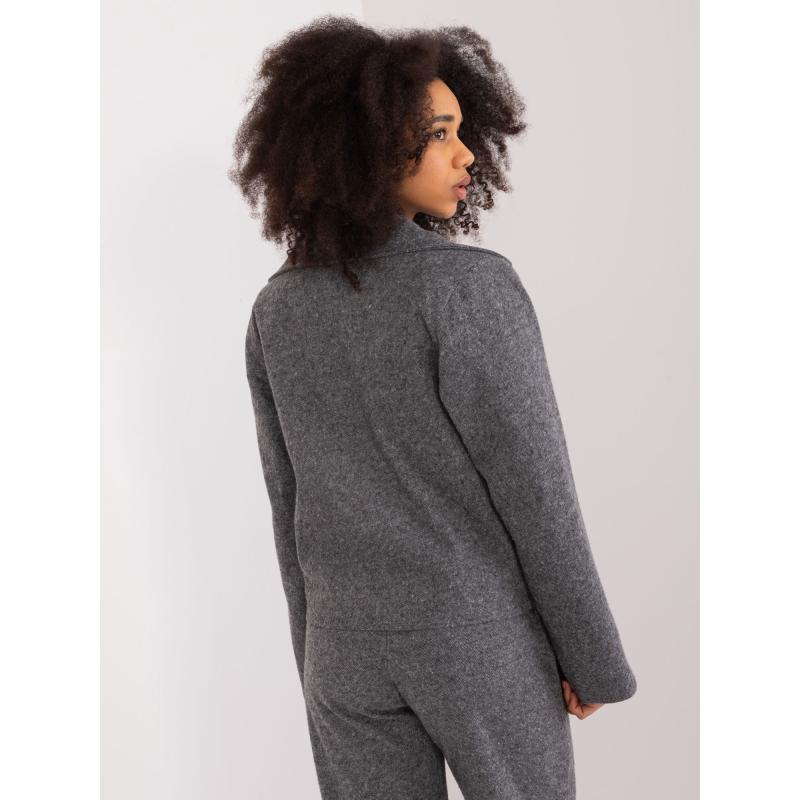 Dámská bunda ze soupravy černošedá 