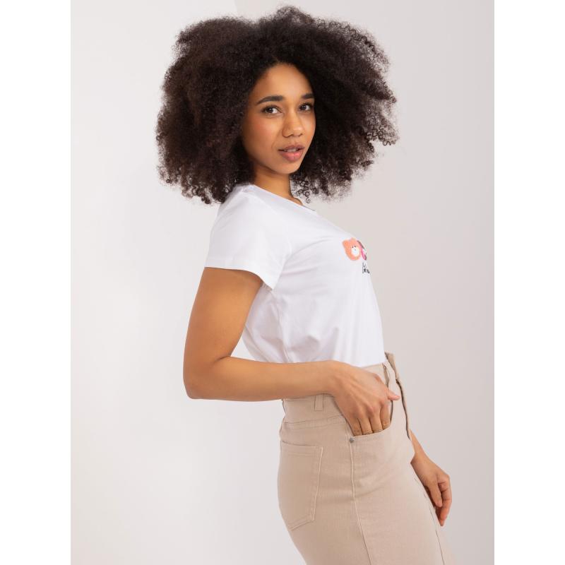 Dámské tričko s medvídky BASIC FEEL GOOD bílé 