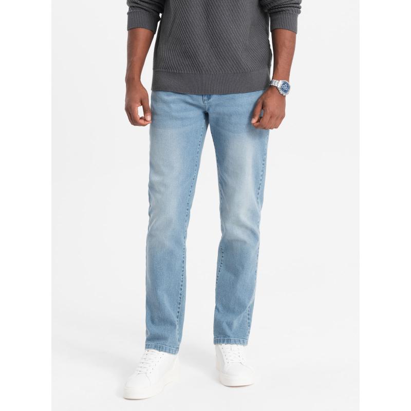 Pánské džínové kalhoty STRAIGHT LEG světle modré