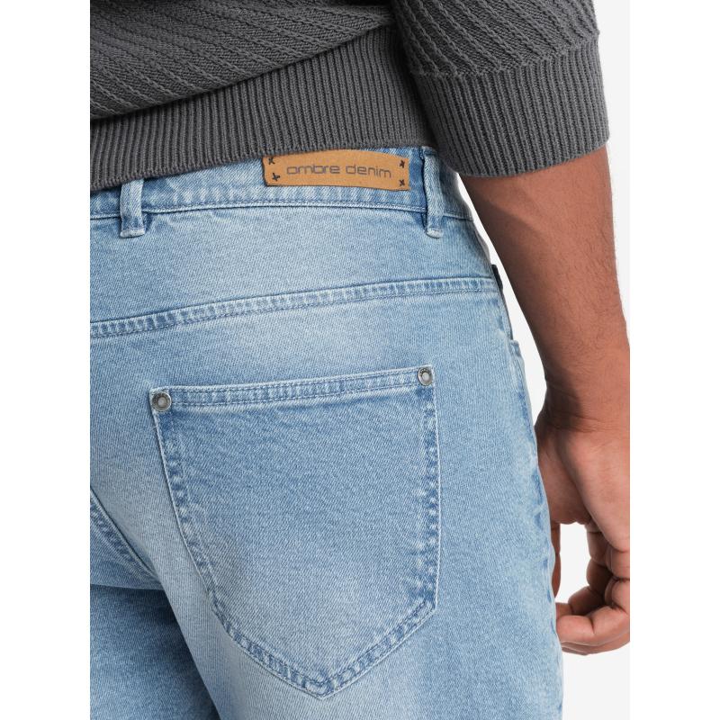 Pánské džínové kalhoty STRAIGHT LEG světle modré