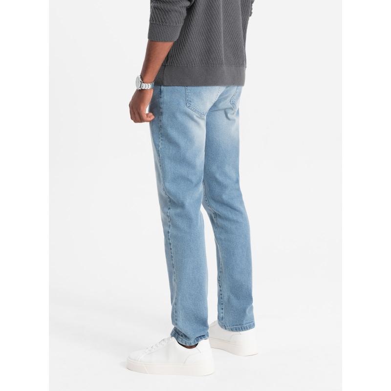 Pánské džínové kalhoty STRAIGHT LEG světle modré