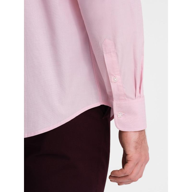 Pánská košile REGULAR světle růžová