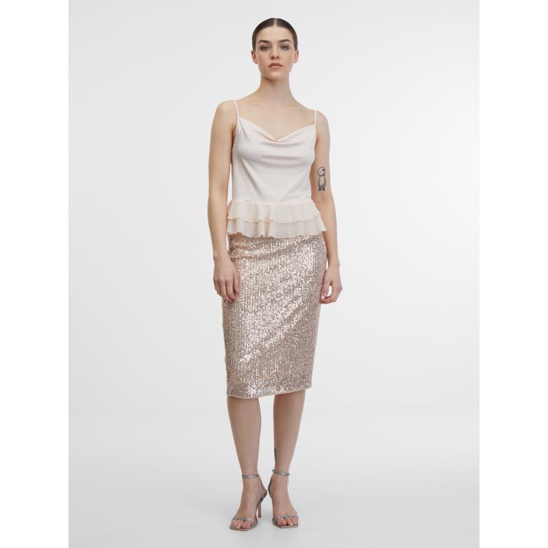 Béžový dámský top