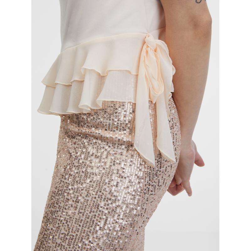 Béžový dámský top