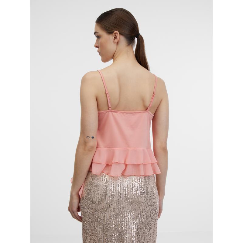 Růžový dámský top