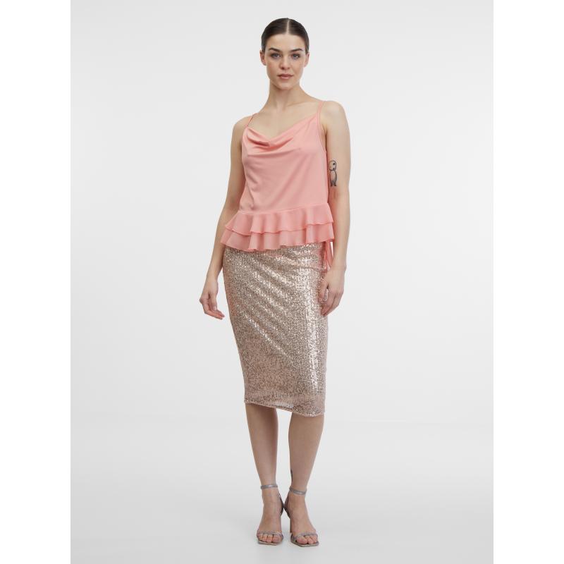 Růžový dámský top