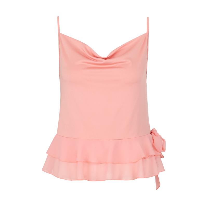 Růžový dámský top