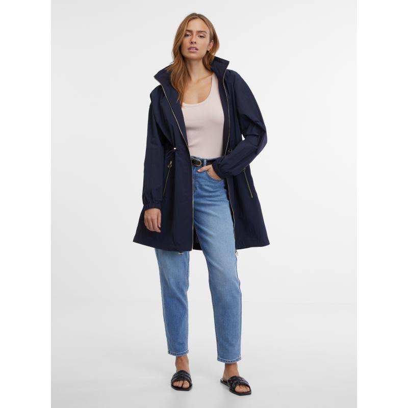 Sötétkék női parka